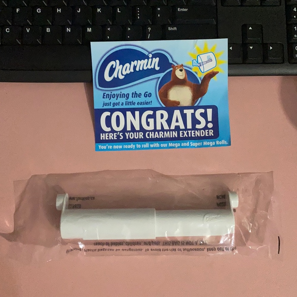 Lot of 2 New Charmin Toilet Paper Roll Extender